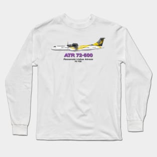 Avions de Transport Régional 72-600 - Passaredo Linhas Aéreas Long Sleeve T-Shirt